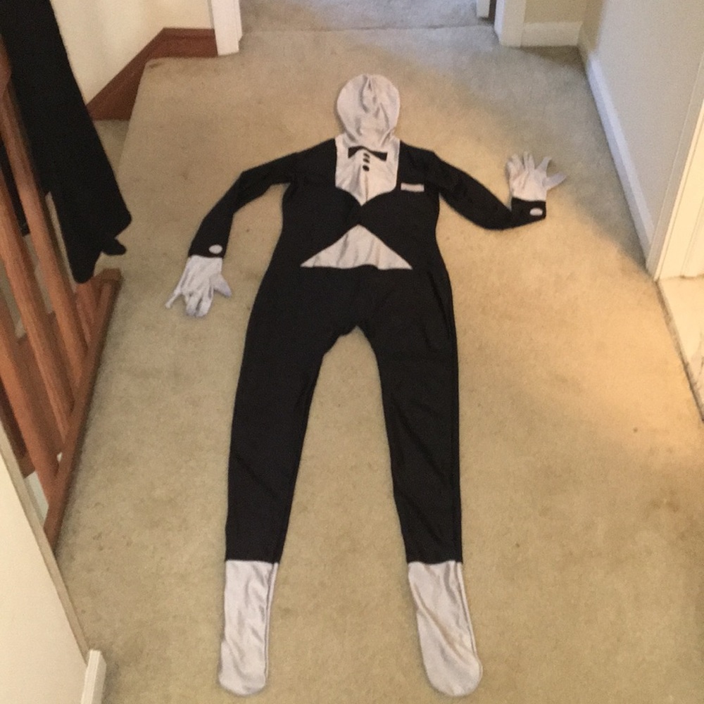 Tuxedo Morphsuit L/XL (Slenderman) *AUTHENTIC*